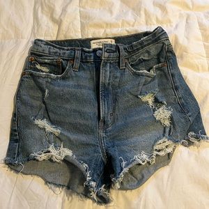 Abercrombie high/mid waisted shorts